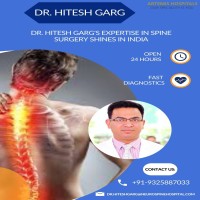 Dr Hitesh Garg spine surgeon Artemis Gurgaon